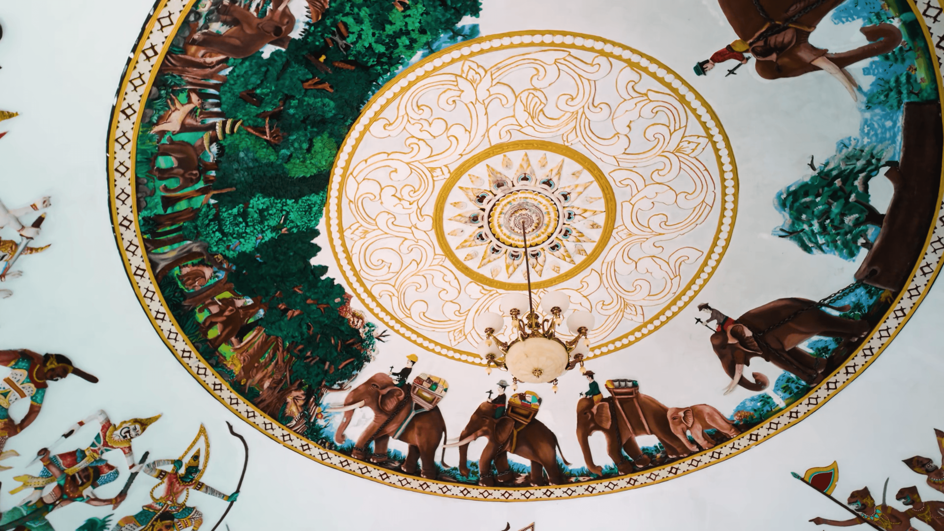 Champa Palace interior detail